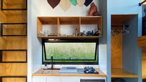 Studio Suite có tầm nhìn toàn cảnh, quang cảnh núi | Bếp riêng