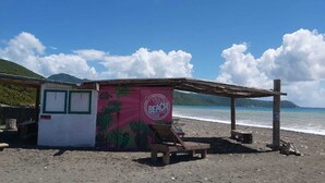 Vlak bij het strand, strandlakens