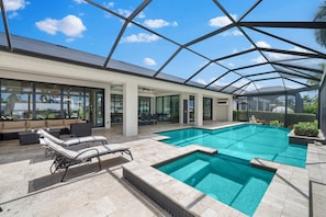 Udendørs pool, opvarmet pool