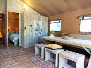 Tent | Living room - Cozy Tent Lodge With Sanitary Facilities (Enkhuizen)