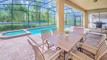 Indoor pool, outdoor pool