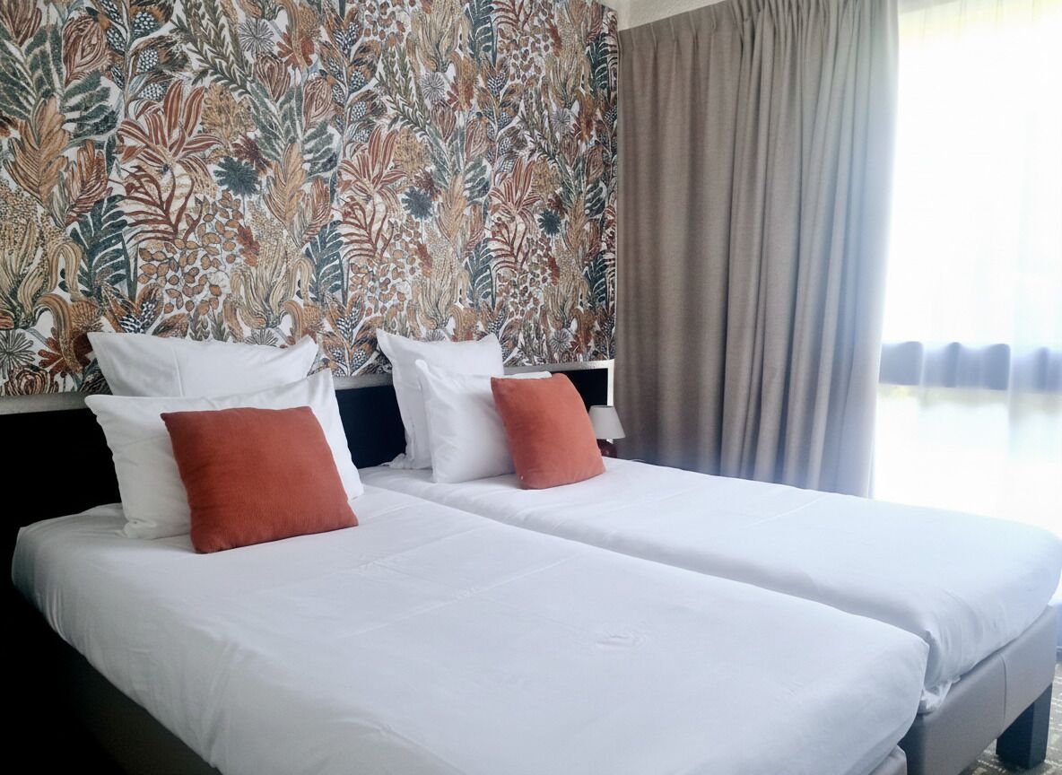 Comfort Twin Room, Garden View | Soundproofing, iron/ironing board, free WiFi