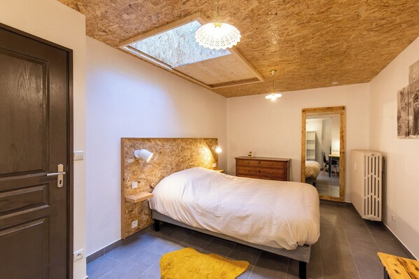 2 chambres, Wi-Fi, literie fournie