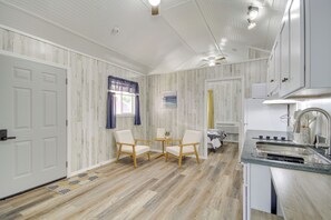 Fridge, microwave, coffee/tea maker, toaster - Pet-Friendly Picayune Tiny Home ~ 4 Mi to Downtown (Picayune)