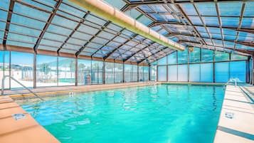 Indoor pool, a heated pool