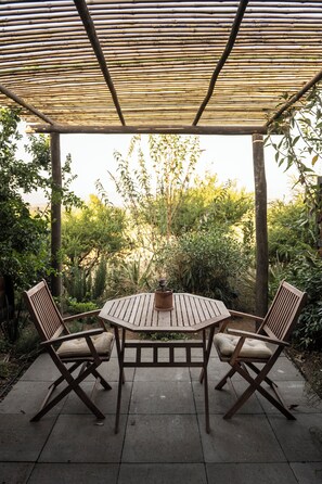 Comfort kamer, uitzicht op tuin | Uitzicht vanuit de kamer