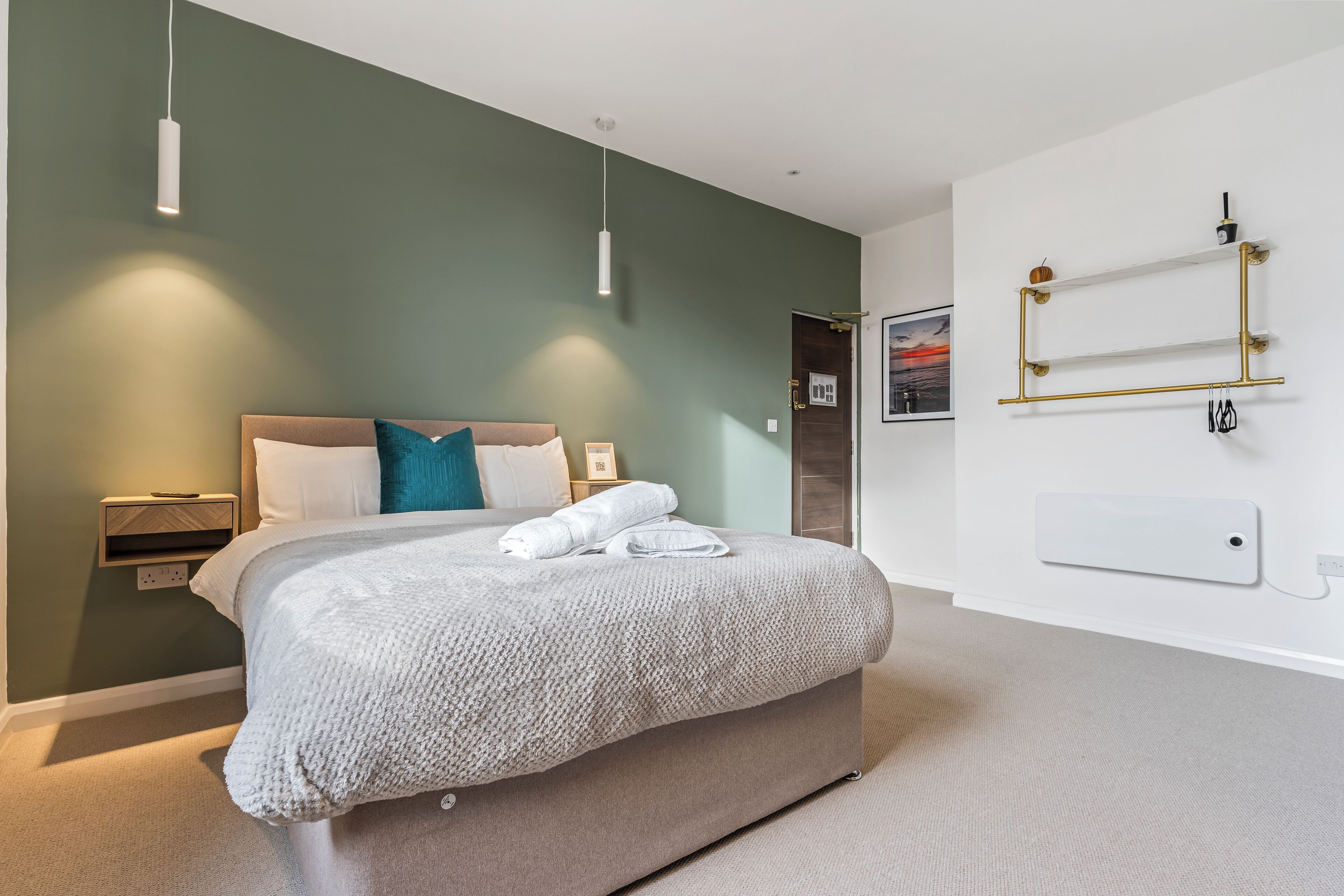 1 soverom, strykejern/-brett, wi-fi og sengetøy