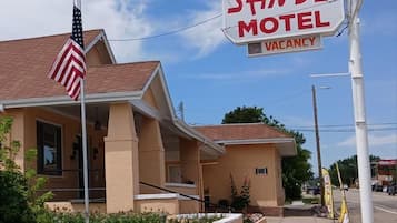 Majoituspaikan julkisivu