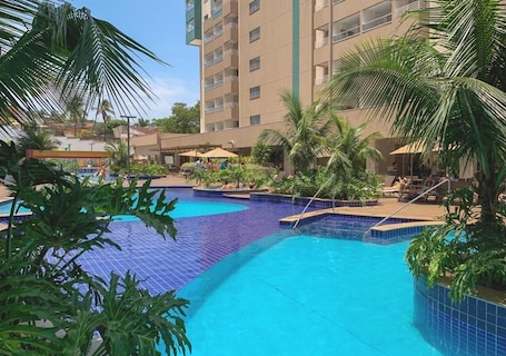 Indoor pool, outdoor pool
