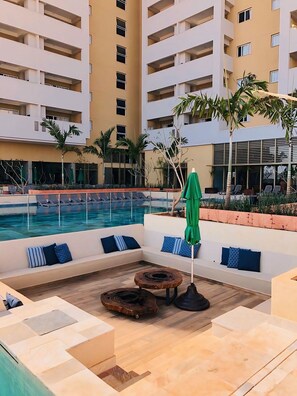 3 outdoor pools, a heated pool - Hot Beach Suítes Reserve Temporada (Olímpia)