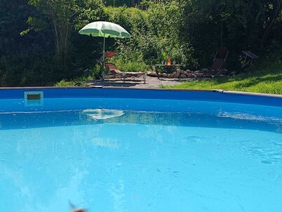 La Rena, self-catering barn, bikers and horse riders welcome. Sleeps 2-8