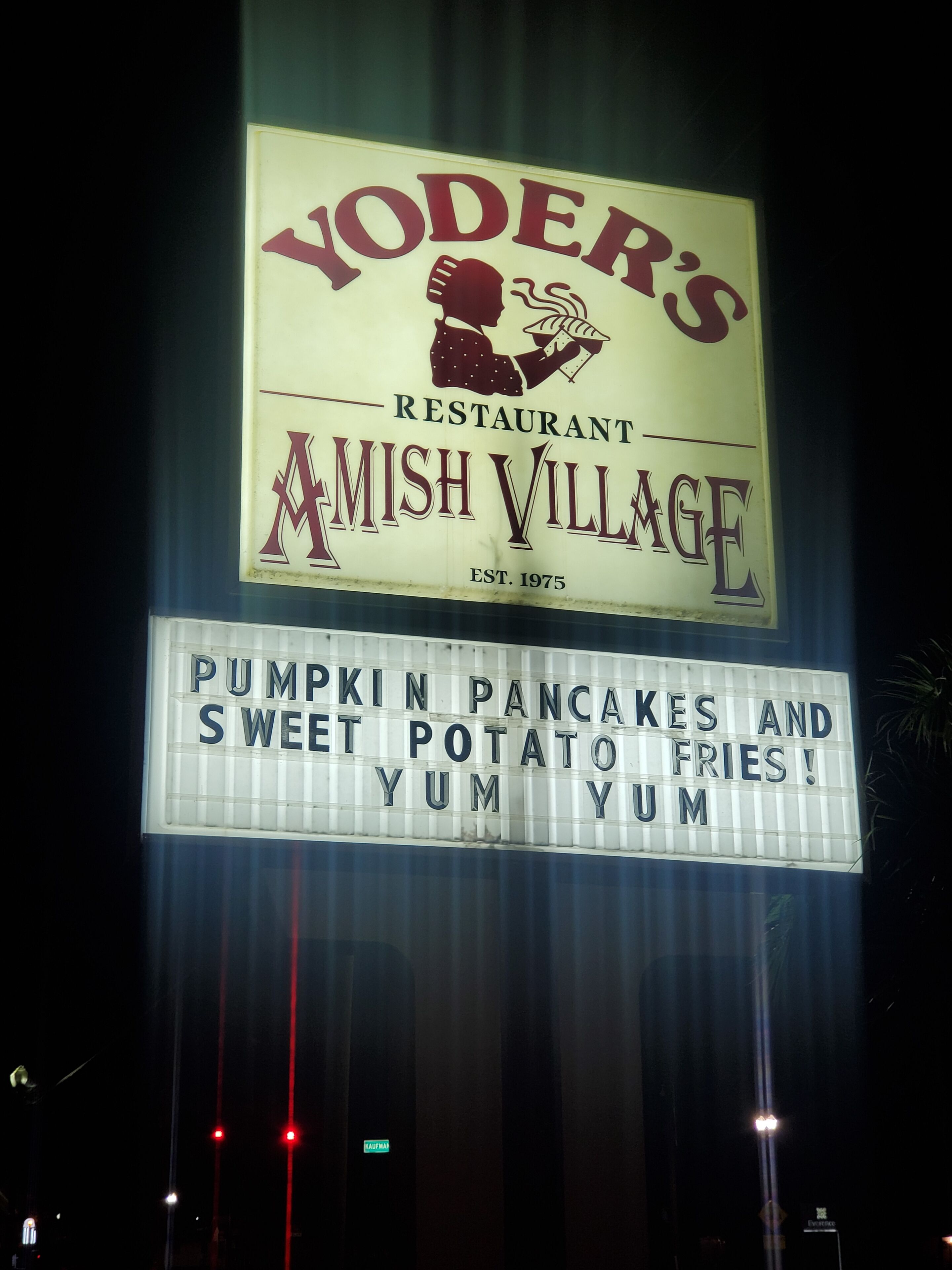 Yoder's in Sarasota for Amish cooking... and PIE!