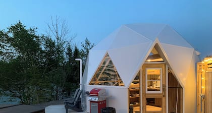 DĂŽme Glamping 5 | Spa, BBQ, AC, Cuisine, Vue mer