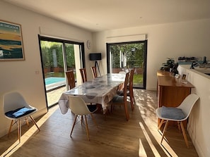 Dining - Loue Villa Renoveee 5 Chambres / 10 Couchages Arcachon / Abatilles (Arcachon)