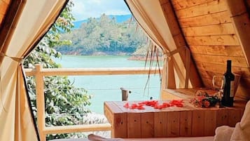 全景小屋 | 1 間臥室、免費無線上網、床單