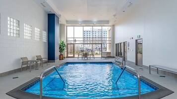 Indoor pool, outdoor pool