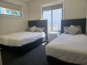 Desk, iron/ironing board, WiFi