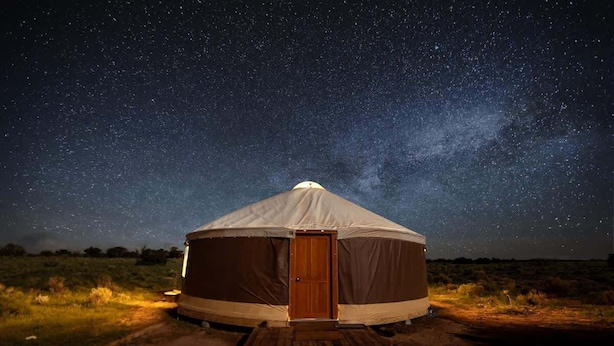 Unclassified image, 1 of 26, button - Glamping: Grand Canyon Magnificent Mahal Yurt (Williams)
