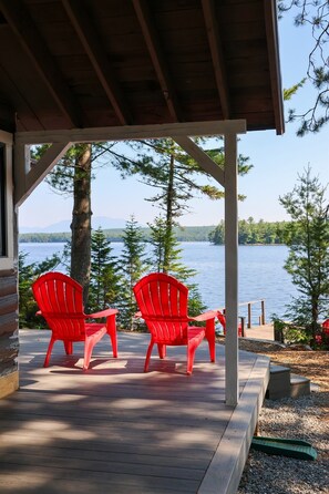 Terrace/patio - Mountain Majesty - Katahdin View & Soft Sand Beach (T4 Indian Purchase Twp)