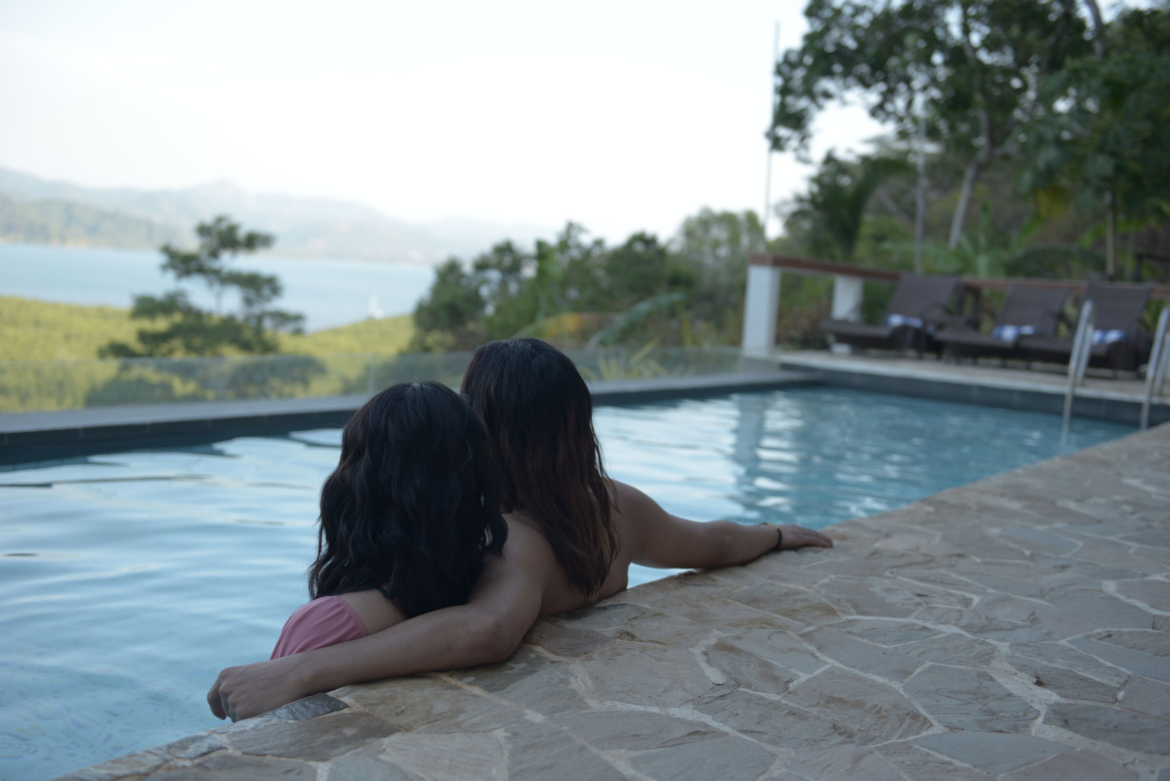 Outdoor pool, open 7:00 AM to 7:00 PM, sun loungers