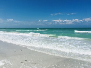 Sun-loungers, beach towels