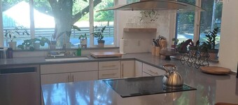 The Groundskeeper's Cabin: A peaceful retreat with all the amenities of home.