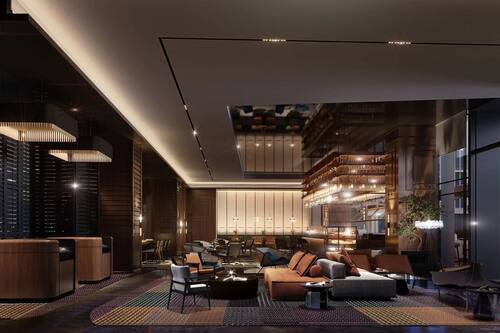 Lobby sitting area