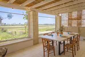 Dining - Villa La Rimunda 2 Garden And Pool, Otranto, Italy (Otranto)
