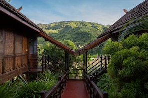 Living area - The Luang Say Lodge (Pakbeng)