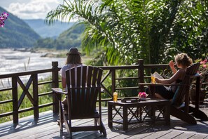 Terrace/patio - The Luang Say Lodge (Pakbeng)