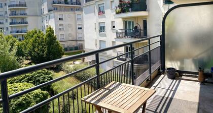 Beau 3 piÚces résidence trÚs calme vu sur jardin de la résidence