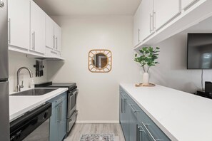 冷蔵庫、電子レンジ、コンロ、食器洗い機