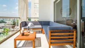 Luxury Apartment, 3 Bedrooms, Non Smoking, Executive Level | Terrace/patio - Luxury Apt Golf Course Paraíso Country (Tezoyuca)