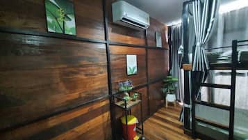 Basic Shared Dormitory, Garden View | Blackout curtains, soundproofing, free WiFi, bed sheets