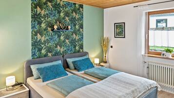 1 chambre, fer et planche Ă repasser, Wi-Fi gratuit, draps fournis
