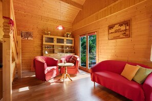 TV, DVD player, stereo