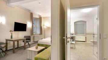 1 Schlafzimmer, kostenloses WLAN, BettwÀsche, Rollstuhlgeeignet