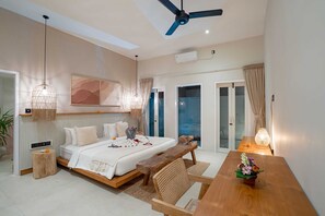 Basic-villa | 3 soveværelser, skrivebord, arbejdsområde til bærbare computere