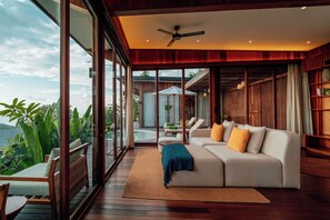 Living room - Ocean View Villas by Grun (Pecatu)