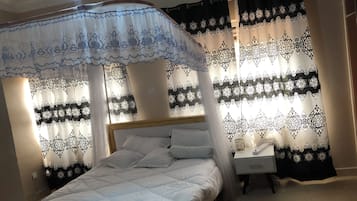 2 chambres, fer et planche Ă  repasser, Wi-Fi, draps fournis
