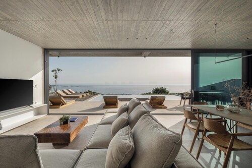 Inspiring Industrial Design Villa Overlooking Falasarna Beach