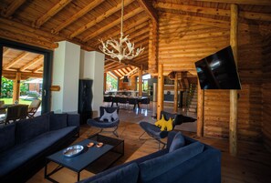 TV, stereo - Living dream Villa Lignum  (Duaci)