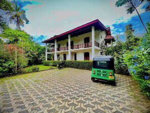 Outdoor wedding area