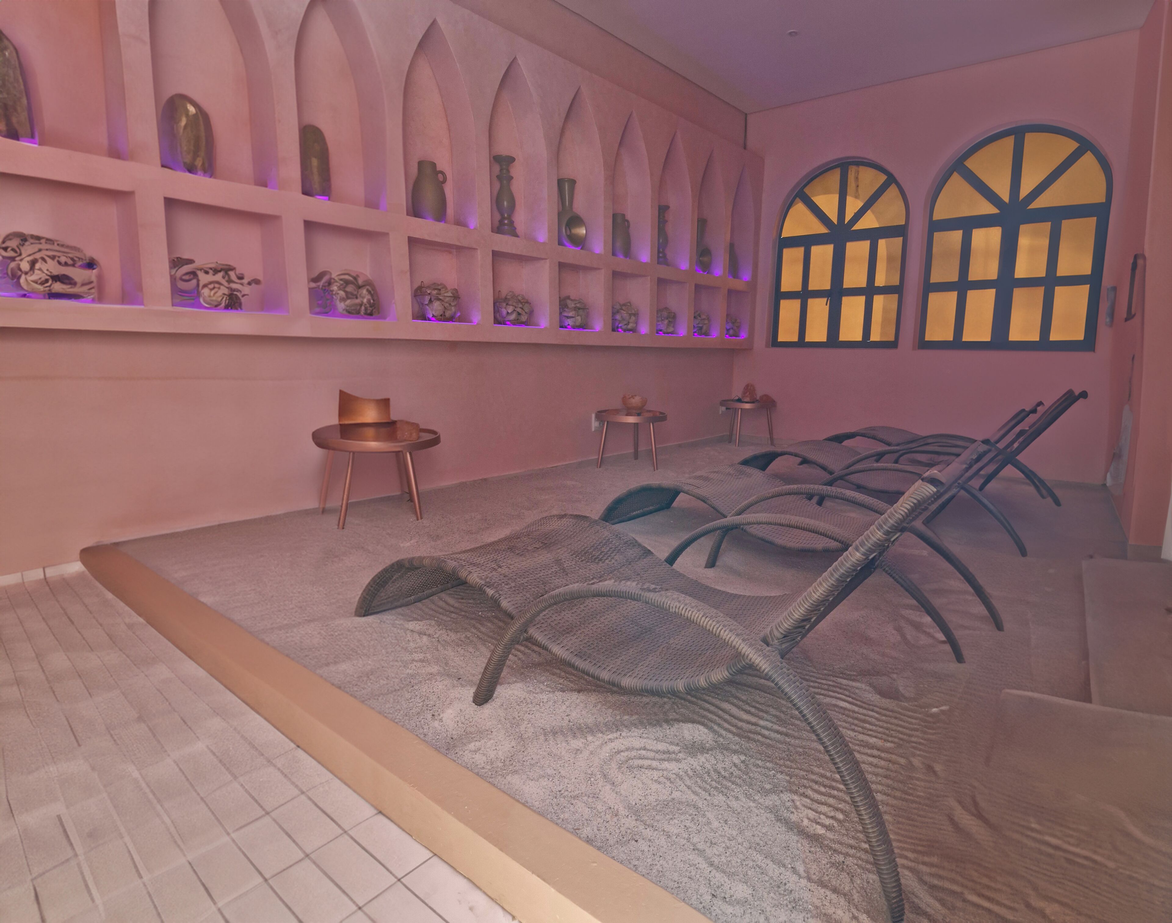 Sauna, steam room, Turkish bath, body treatments, mud baths
