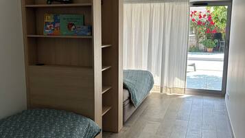 3 chambres, lit parapluie, Wi-Fi, draps fournis