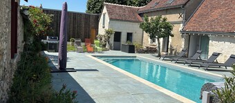 Le Clos des Buis 2, 6 Personnes, Climatisation, Piscine, Entre Tours et Amboise