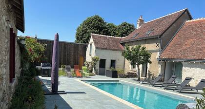 Le Clos des Buis 2, 6 personnes, climatisation, piscine, entre Tours et Amboise