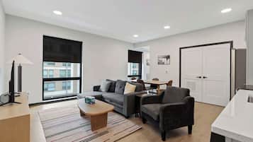 Basic Apartment | Living area | 42-inch Smart TV with digital channels