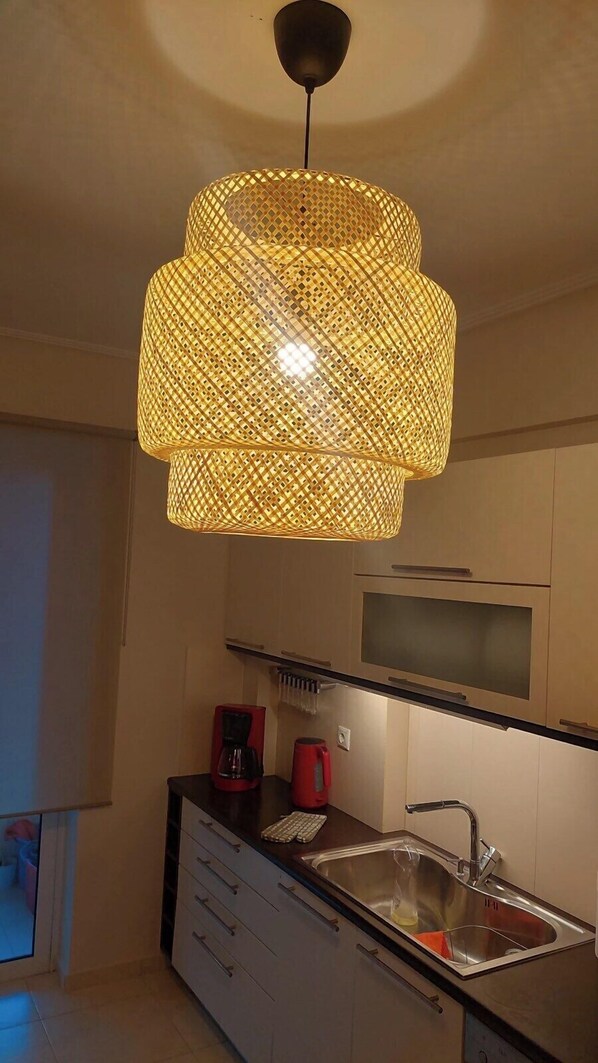 Private kitchen - Modern Elegant Apt in Glyfada w Balcony (Glyfada)