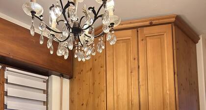 Cozy, living room, kitchen, room with double bed!